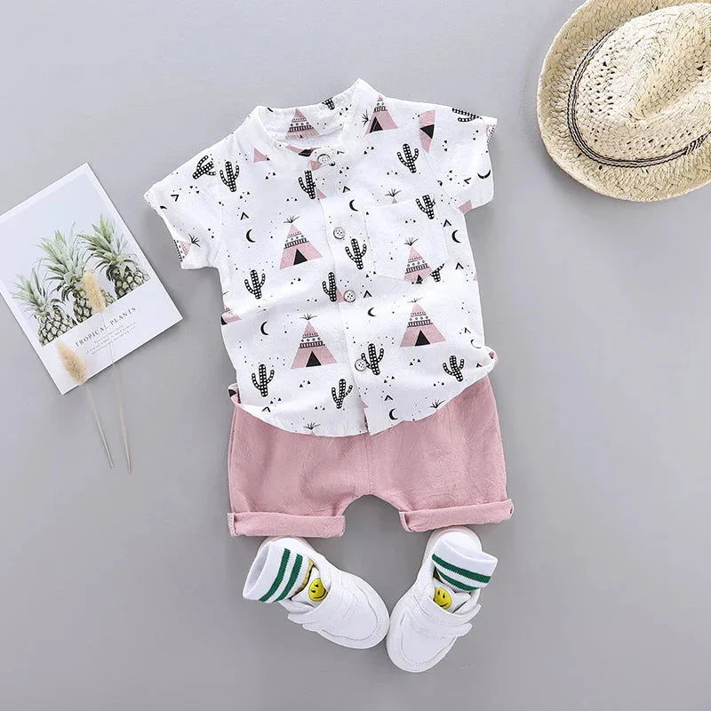 Conjunto Infantil Masculino Summer Boy Lenogue