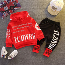 Conjunto Infantil Moletom com Capuz Estampa Letras e Calça Lenogue