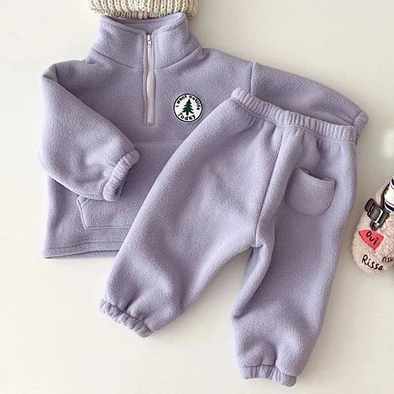 Conjunto Infantil Moletom Fleece Lenogue