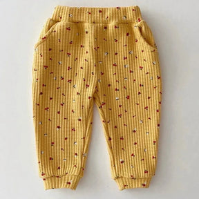 Conjunto Infantil Moletom Flores e Frutas Lenogue