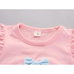Conjunto Infantil Regata com Shorts Modelo Cartoon Lenogue