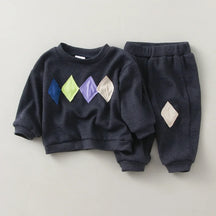 Conjunto Infantil Suéter e Calça Algodão Lenogue