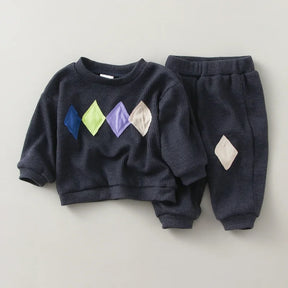 Conjunto Infantil Suéter e Calça Algodão Lenogue