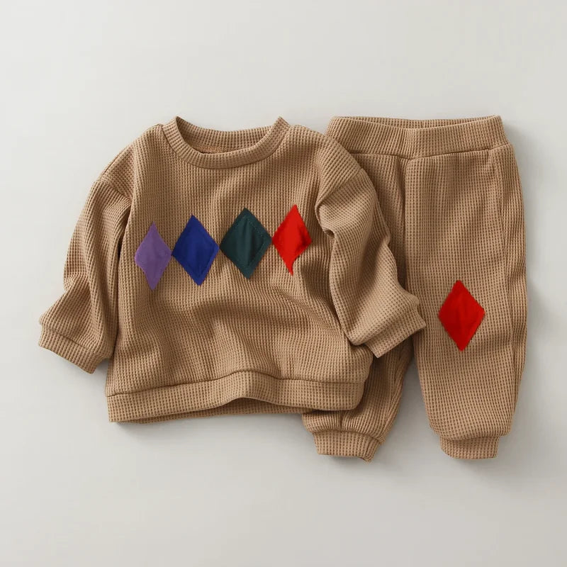 Conjunto Infantil Suéter e Calça Algodão Lenogue