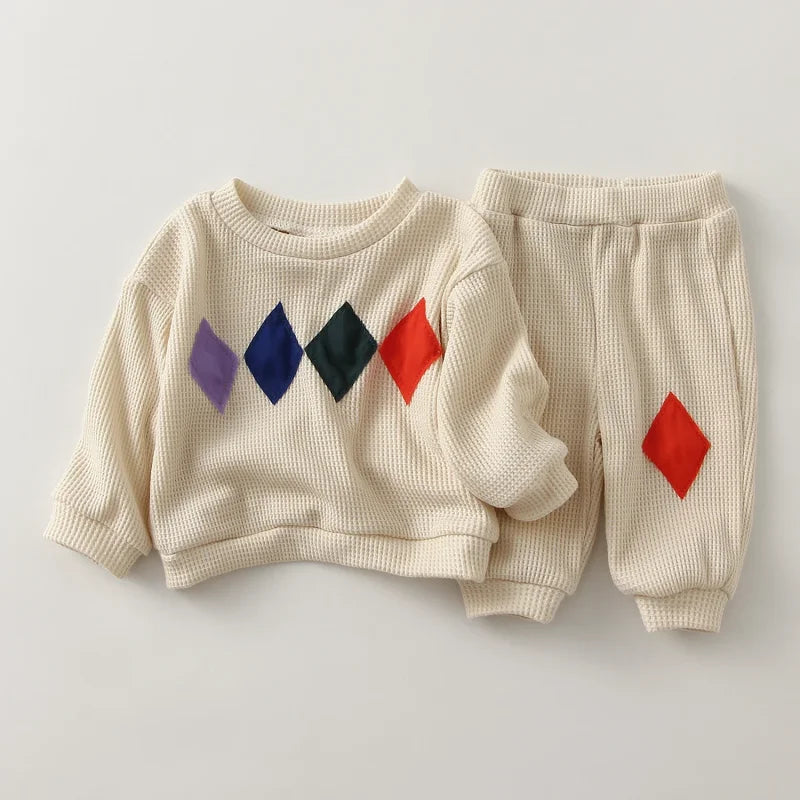 Conjunto Infantil Suéter e Calça Algodão Lenogue