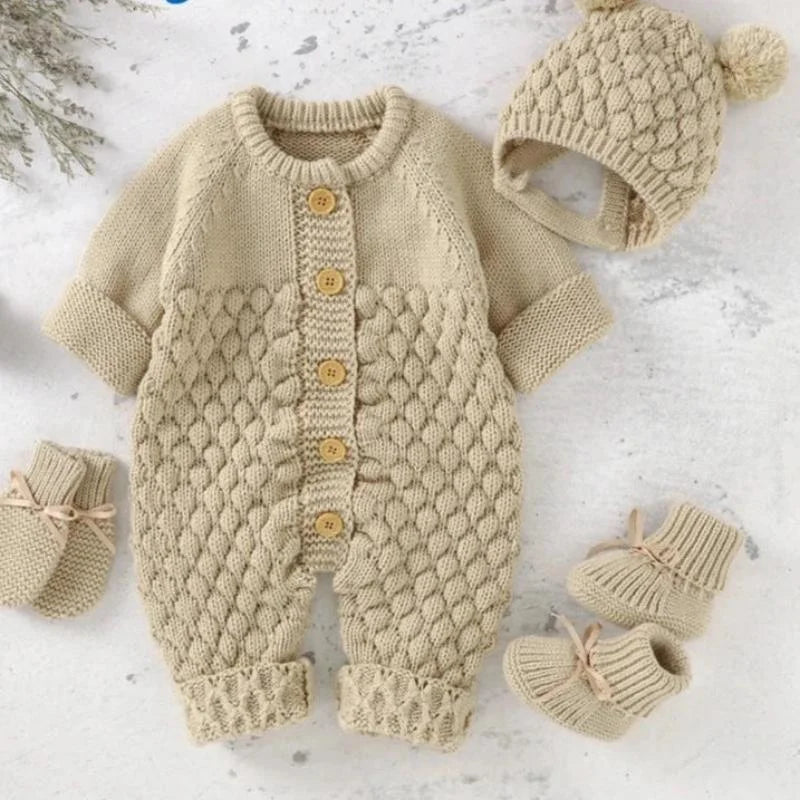 Conjunto Infantil Tricot com Acessórios Lenogue