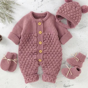Conjunto Infantil Tricot com Acessórios Lenogue