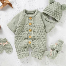 Conjunto Infantil Tricot com Acessórios Lenogue
