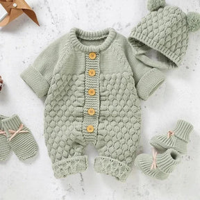 Conjunto Infantil Tricot com Acessórios Lenogue