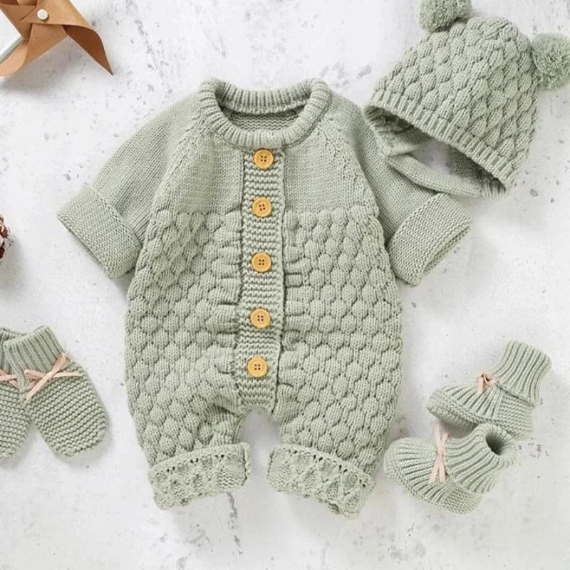 Conjunto Infantil Tricot com Acessórios Lenogue