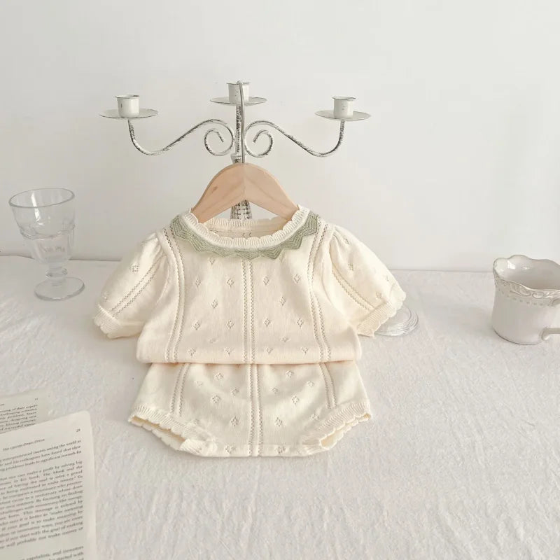 Conjunto Infantil Tricot Marshmallow Lenogue