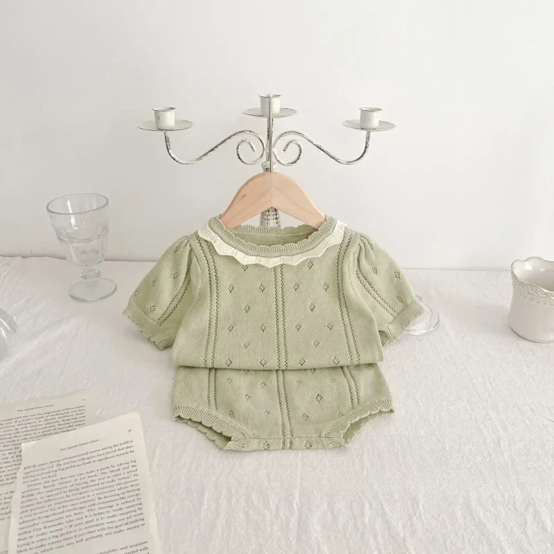 Conjunto Infantil Tricot Marshmallow Lenogue
