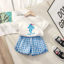 Conjunto Infantil Tshirt Fruits Lenogue
