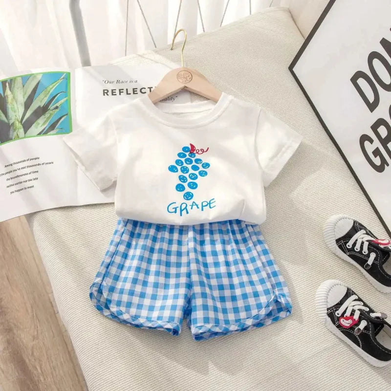 Conjunto Infantil Tshirt Fruits Lenogue