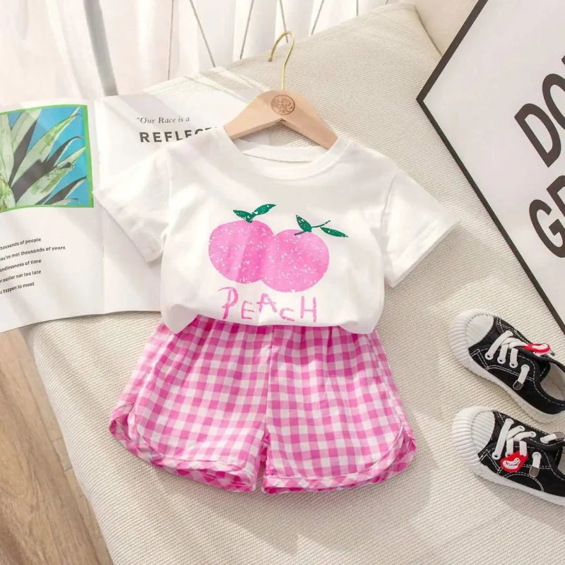 Conjunto Infantil Tshirt Fruits Lenogue
