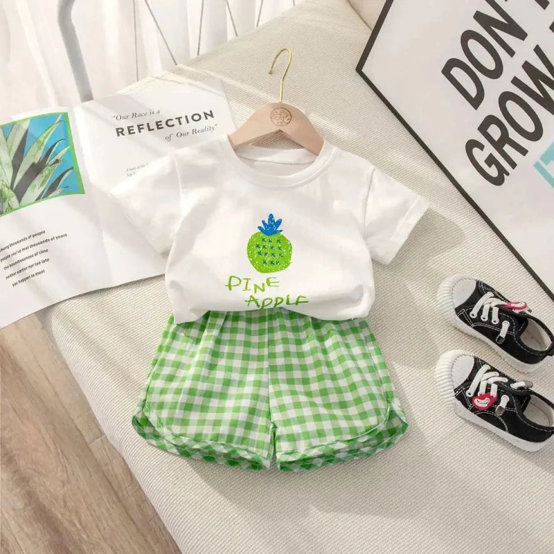 Conjunto Infantil Tshirt Fruits Lenogue