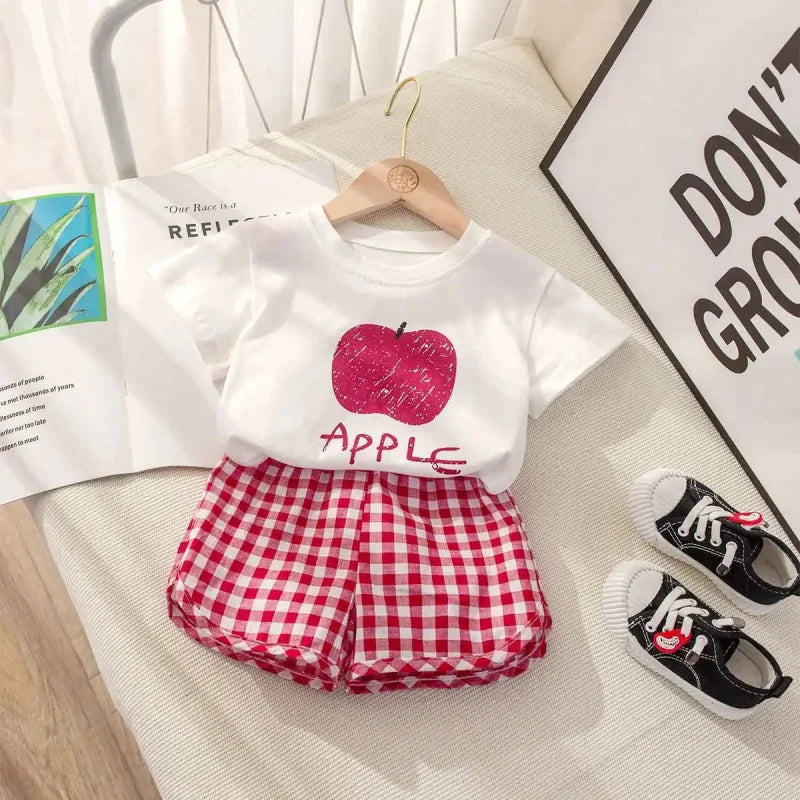 Conjunto Infantil Tshirt Fruits Lenogue