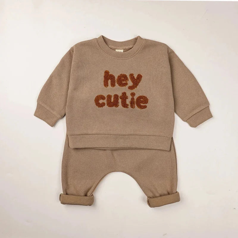 Conjunto Infantil Unissex Hey Cutie Lenogue