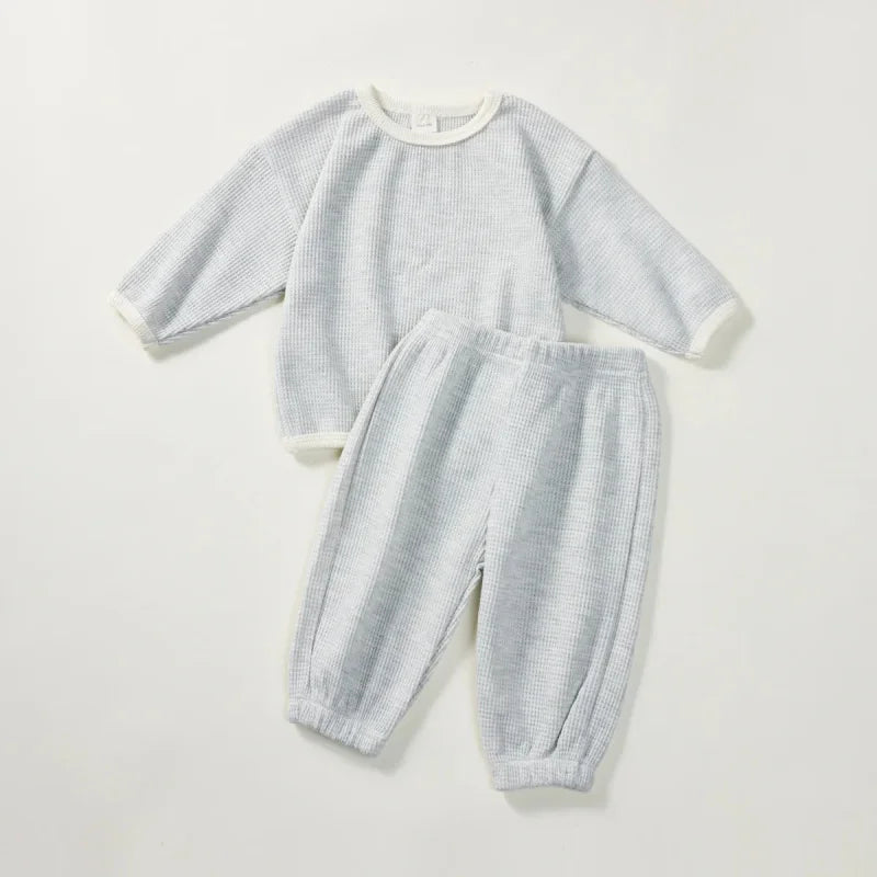 Conjunto Infantil Waffle Calça e Blusa Lenogue