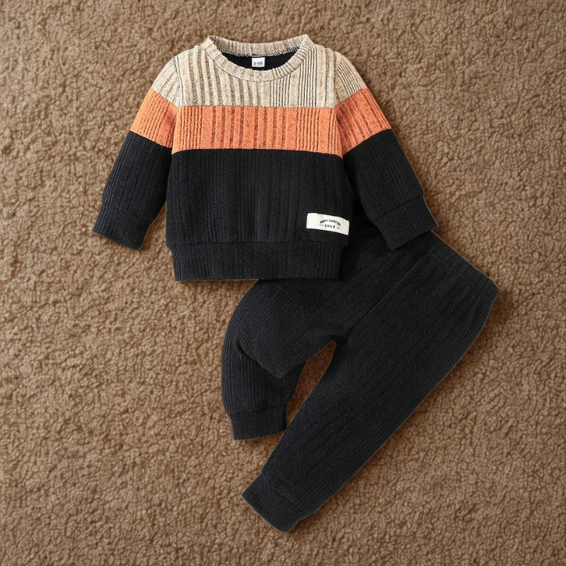 Conjunto Roupa Infantil Menino Suéter e Calça Térmico Lenogue
