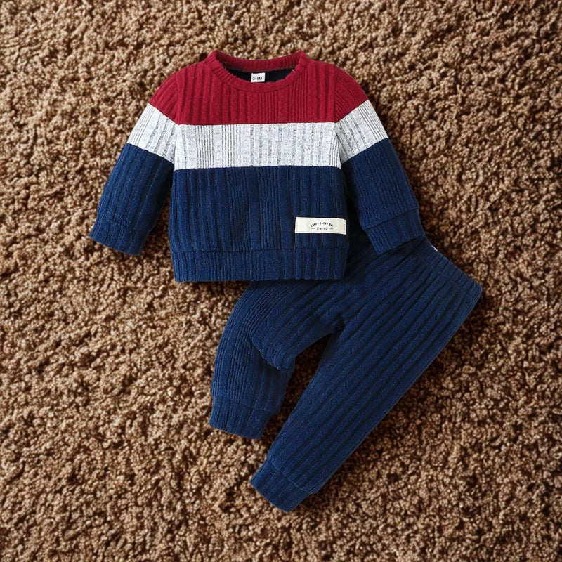 Conjunto Roupa Infantil Menino Suéter e Calça Térmico Lenogue