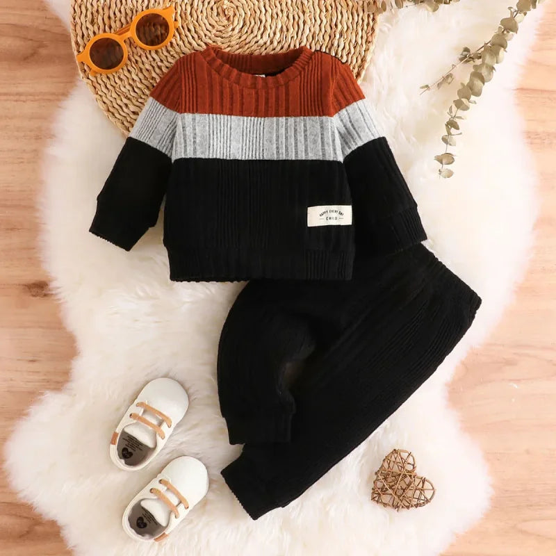 Conjunto Roupa Infantil Menino Suéter e Calça Térmico Lenogue