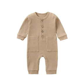Macacão Infantil Casual Listrado Lenogue