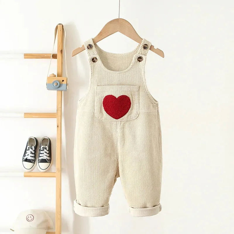 Macacão Infantil Jardineira Amour Lenogue