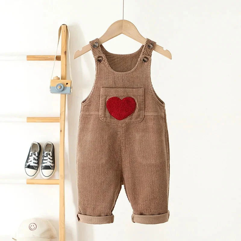 Macacão Infantil Jardineira Amour Lenogue