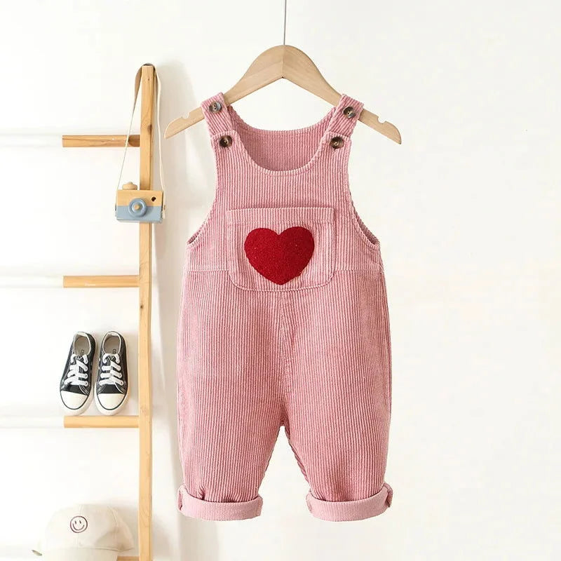 Macacão Infantil Jardineira Amour Lenogue