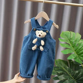 Macacão Infantil Jardineira Bear Lenogue