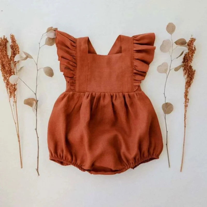 Macacão Romper Infantil Gaia Lenogue