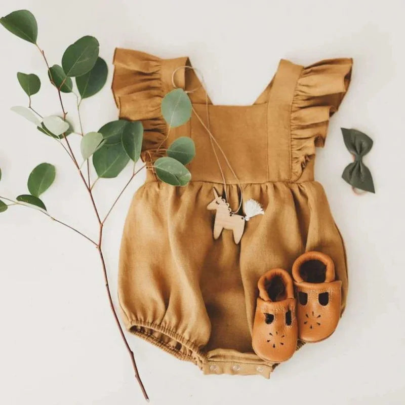 Macacão Romper Infantil Gaia Lenogue