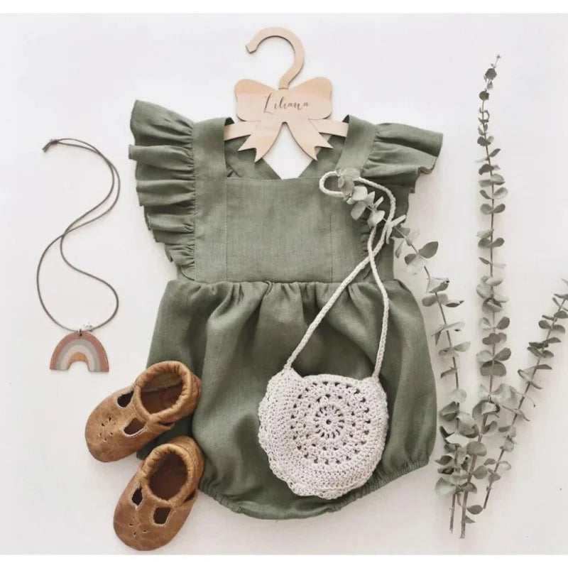 Macacão Romper Infantil Gaia Lenogue