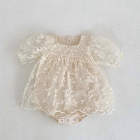 Macacão Romper Infantil Joaquina Floral Lenogue