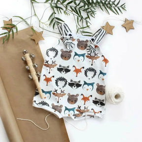 Macacão Romper Infantil Mini Bosque Lenogue