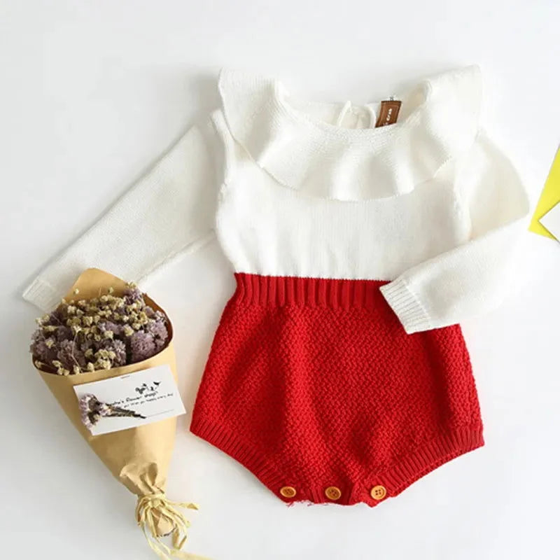 Macacão Romper Infantil Tricot Lenogue