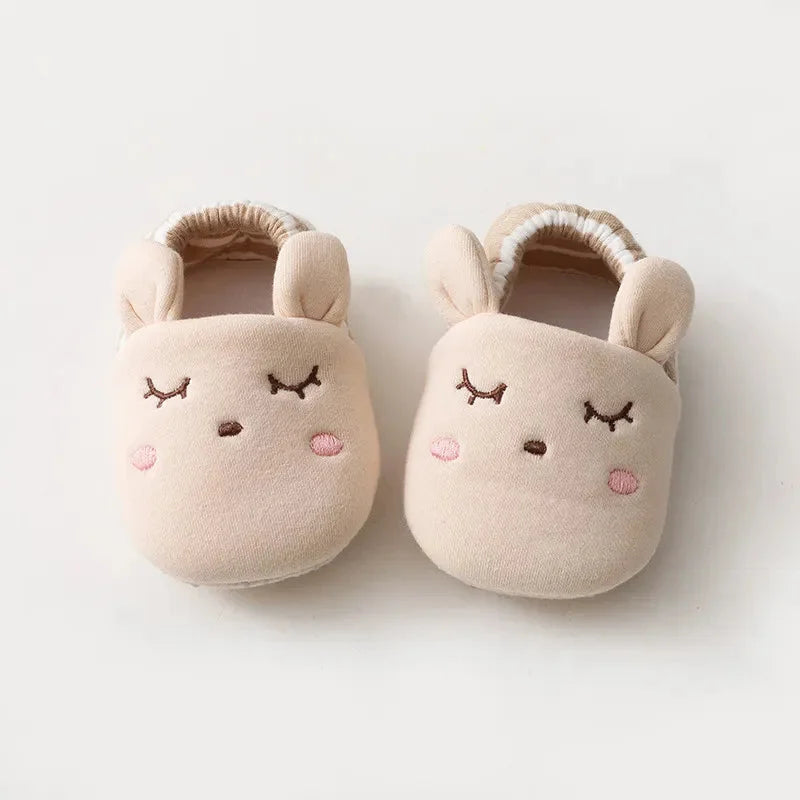 Pantufa Infantil Bichinhos Algodão Colorida Lenogue