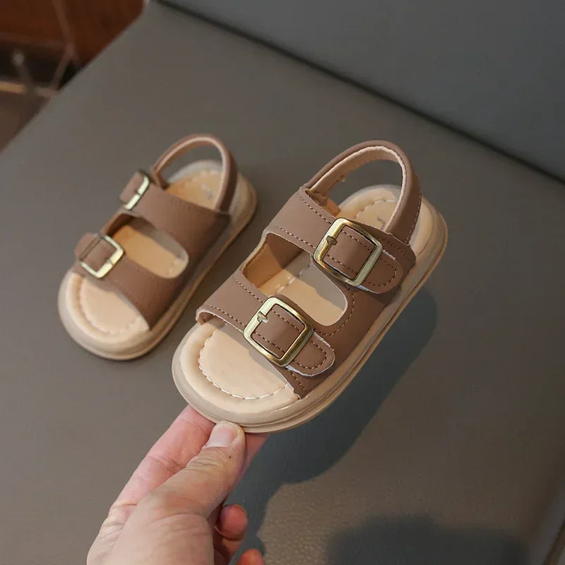 Sandália Infantil com Solado Macio Estilo Casual para Verão Lenogue