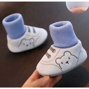 Sapatinho Infantil com Meia para Bebês Lenogue