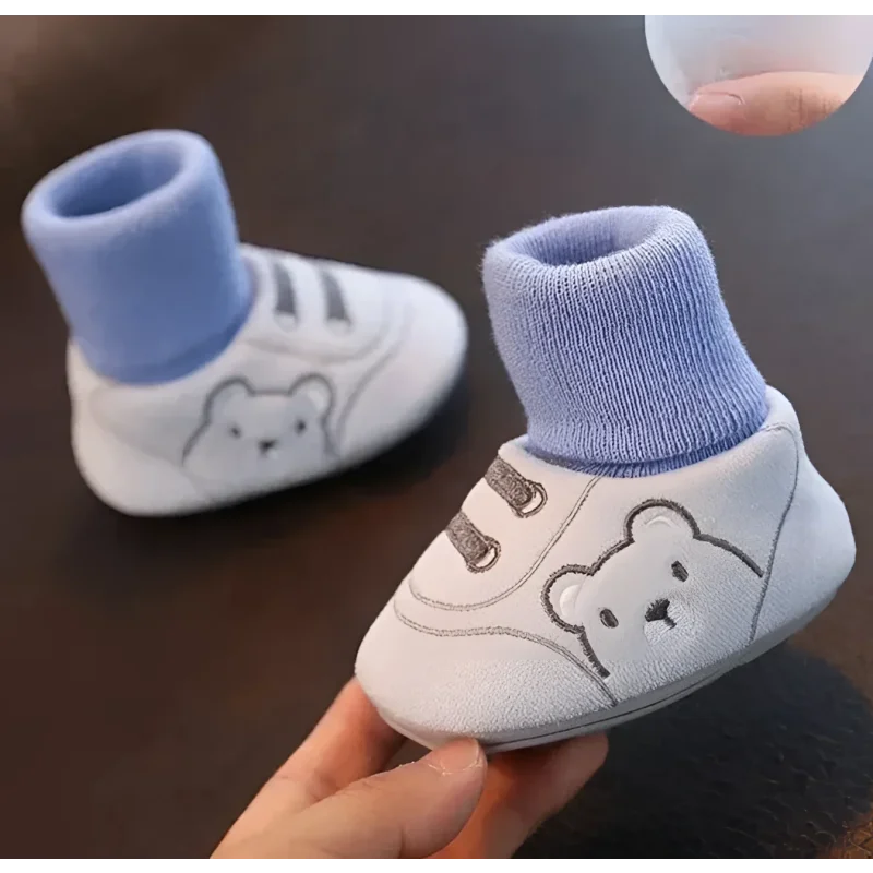 Sapatinho Infantil com Meia para Bebês Lenogue